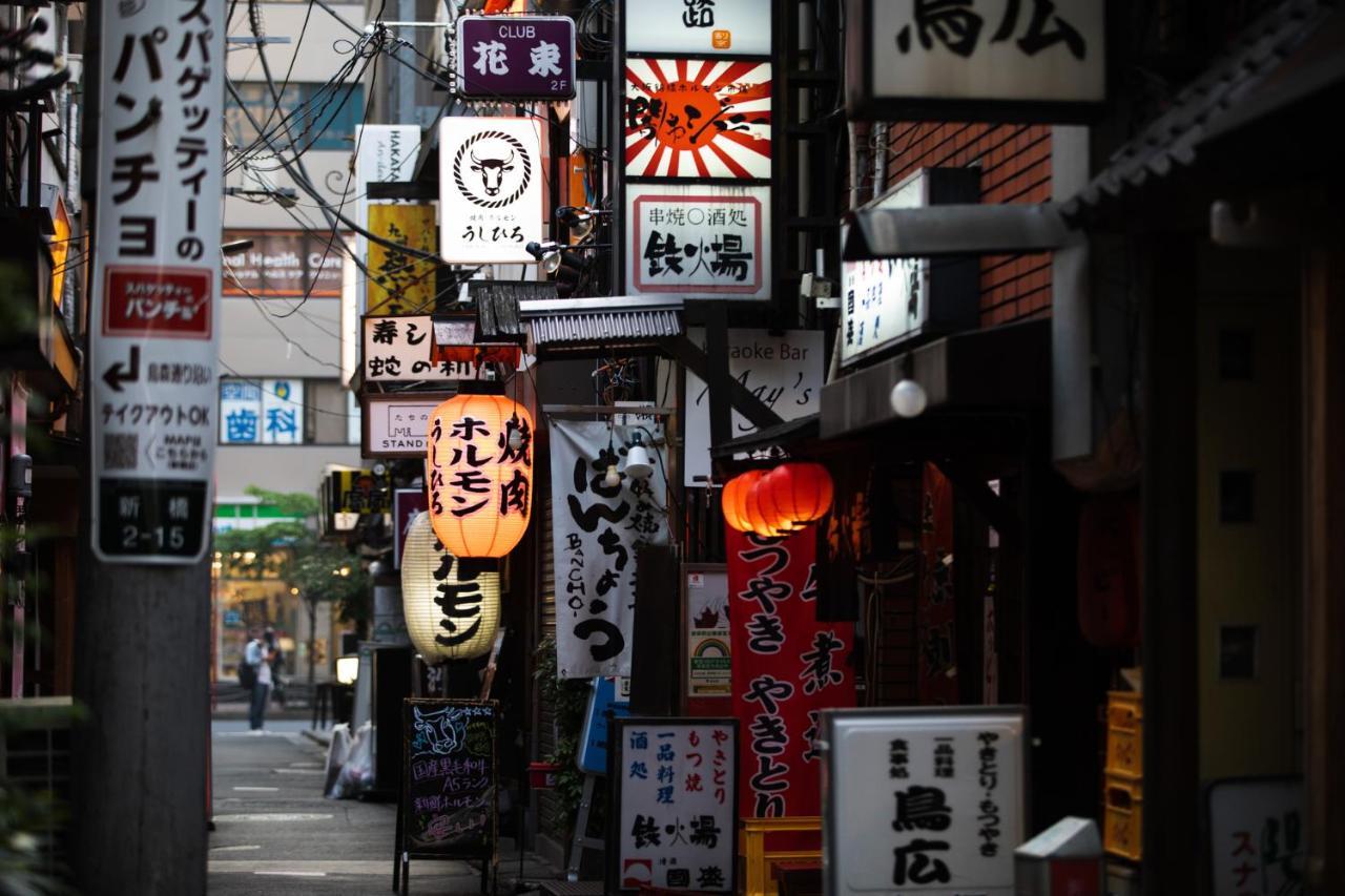 Lof Hotel Shimbashi Tokyo prefektur Exteriör bild