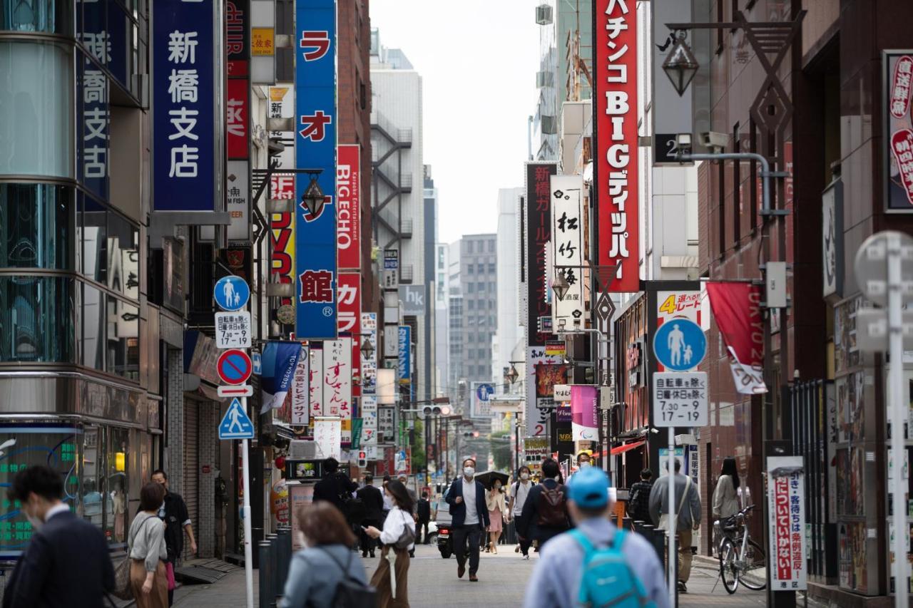 Lof Hotel Shimbashi Tokyo prefektur Exteriör bild